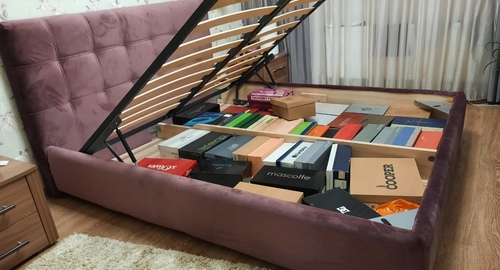 Перетяжка изголовья кровати. Усолье-Сибирское