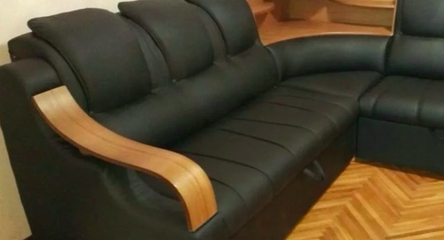 Перетяжка кожаного дивана. Усолье-Сибирское